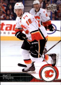 #278 Matt Stajan - Calgary Flames - 2014-15 Upper Deck Hockey