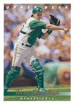 #278 Terry Steinbach - Oakland Athletics - 1993 Upper Deck Baseball