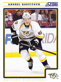#278 Andrei Kostitsyn - Nashville Predators - 2012-13 Score Hockey