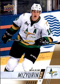 #278 Maxim Mizyurin - Val-d'Or Foreurs - 2017-18 Upper Deck CHL Hockey