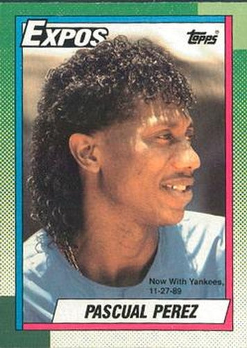 #278 Pascual Perez - New York Yankees - 1990 O-Pee-Chee Baseball