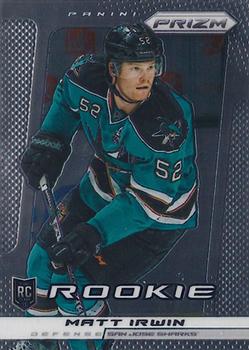 #278 Matt Irwin - San Jose Sharks - 2013-14 Panini Prizm Hockey