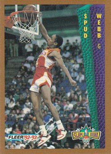 #278 Spud Webb - Sacramento Kings - 1992-93 Fleer Basketball