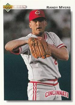#278 Randy Myers - Cincinnati Reds - 1992 Upper Deck Baseball