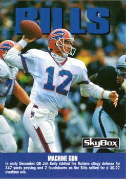 #278 Jim Kelly - Buffalo Bills - 1992 SkyBox Impact Football