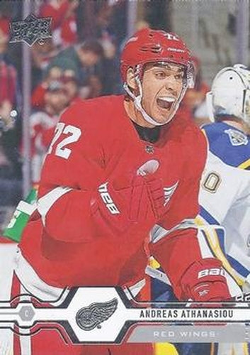 #278 Andreas Athanasiou - Detroit Red Wings - 2019-20 Upper Deck Hockey
