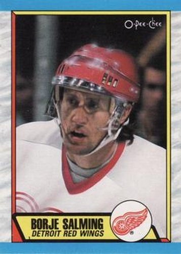 #278 Borje Salming - Detroit Red Wings - 1989-90 O-Pee-Chee Hockey