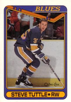 #278 Steve Tuttle - St. Louis Blues - 1990-91 O-Pee-Chee Hockey