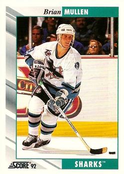 #278 Brian Mullen - San Jose Sharks - 1992-93 Score USA Hockey