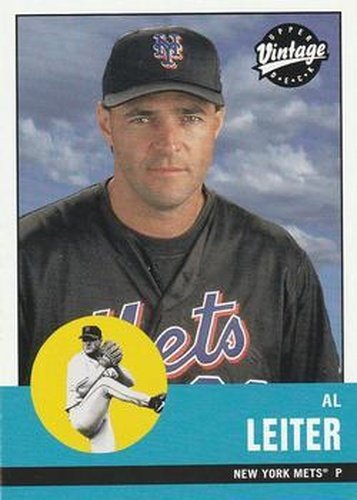 #278 Al Leiter - New York Mets - 2001 Upper Deck Vintage Baseball