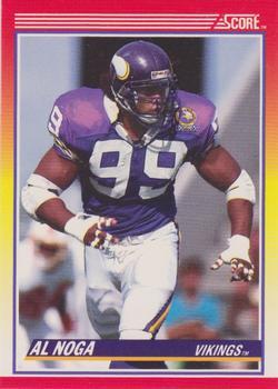 #278 Al Noga - Minnesota Vikings - 1990 Score Football