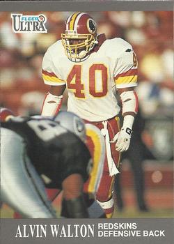 #278 Alvin Walton - Washington Redskins - 1991 Ultra Football