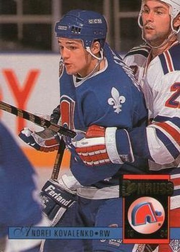 #278 Andrei Kovalenko - Quebec Nordiques - 1993-94 Donruss Hockey