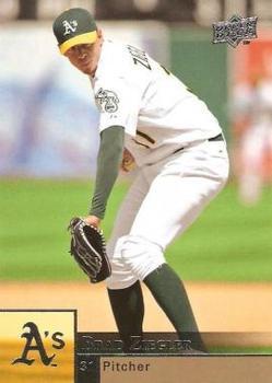 #278 Brad Ziegler - Oakland Athletics - 2009 Upper Deck Baseball