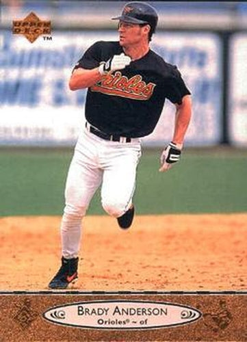 #278 Brady Anderson - Baltimore Orioles - 1996 Upper Deck Baseball