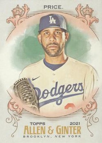 #278 David Price - Los Angeles Dodgers - 2021 Topps Allen & Ginter Baseball