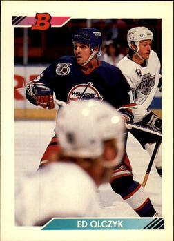 #278 Ed Olczyk - Winnipeg Jets - 1992-93 Bowman Hockey