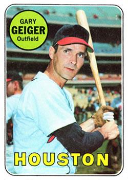 #278 Gary Geiger - Houston Astros - 1969 Topps Baseball