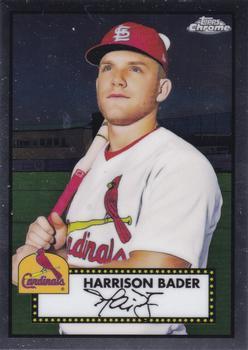 #278 Harrison Bader - St. Louis Cardinals - 2021 Topps Chrome Platinum Anniversary Baseball