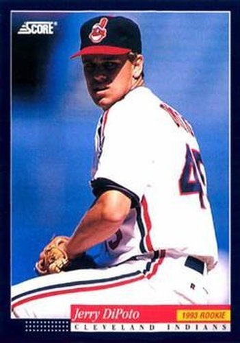 #278 Jerry DiPoto - Cleveland Indians -1994 Score Baseball