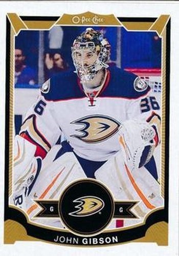 #278 John Gibson - Anaheim Ducks - 2015-16 O-Pee-Chee Hockey