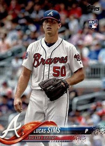 #278 Lucas Sims - Atlanta Braves - 2018 Topps Baseball