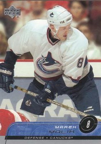 #278 Marek Malik - Vancouver Canucks - 2002-03 Upper Deck Hockey
