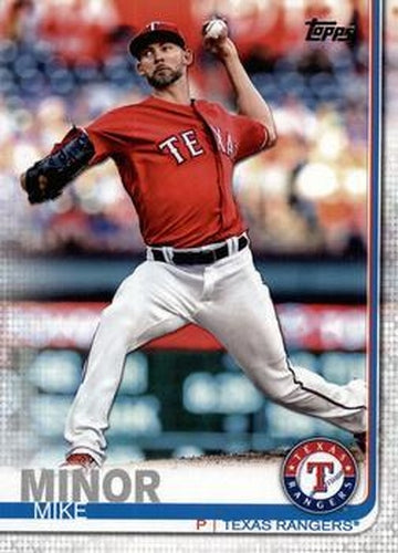 #278 Mike Minor - Texas Rangers - 2019 Topps Baseball