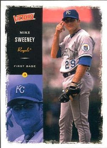 #278 Mike Sweeney - Kansas City Royals - 2000 Upper Deck Victory Baseball