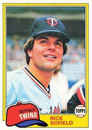 #278 Rick Sofield - Minnesota Twins - 1981 Topps Baseball
