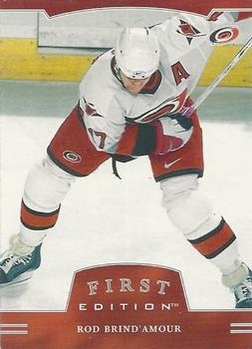 #278 Rod Brind'Amour - Carolina Hurricanes - 2002-03 Be a Player First Edition Hockey