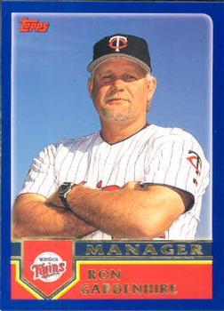 #278 Ron Gardenhire - Minnesota Twins - 2003 Topps Baseball