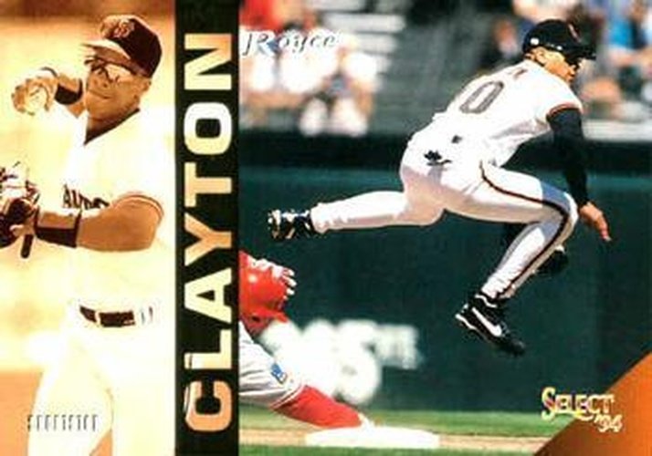 #278 Royce Clayton - San Francisco Giants - 1994 Select Baseball