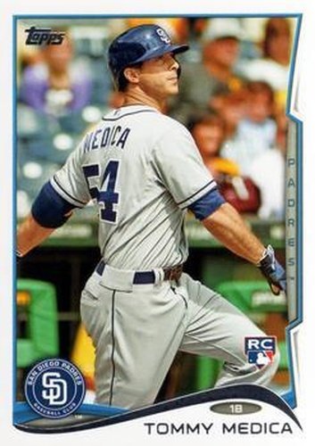 #278 Tommy Medica - San Diego Padres - 2014 Topps Baseball