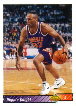 #278 Negele Knight - Phoenix Suns - 1992-93 Upper Deck Basketball