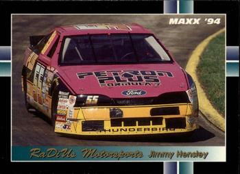#278 Jimmy Hensley's Car - RaDiUs Motorsports - 1994 Maxx Racing