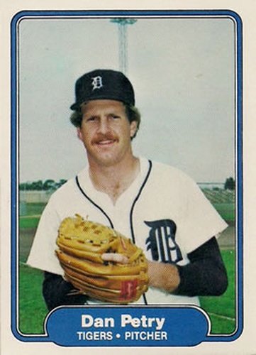 #278 Dan Petry - Detroit Tigers - 1982 Fleer Baseball