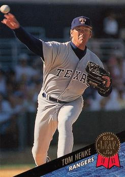 #278 Tom Henke - Texas Rangers - 1993 Leaf Baseball