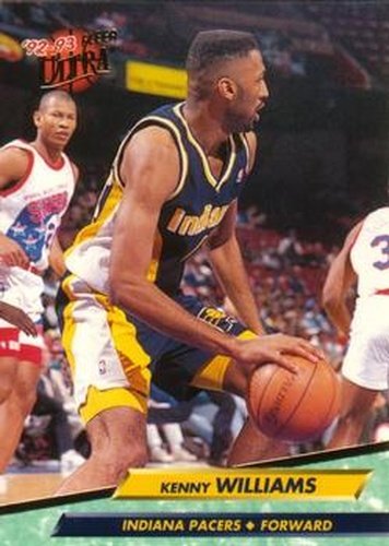 #278 Kenny Williams - Indiana Pacers - 1992-93 Ultra Basketball
