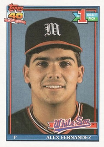 #278 Alex Fernandez - Chicago White Sox - 1991 Topps Baseball