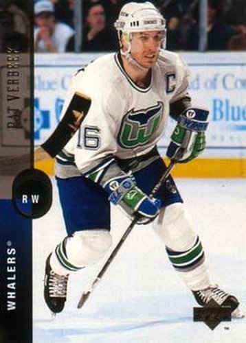 #278 Pat Verbeek - Hartford Whalers - 1994-95 Upper Deck Hockey