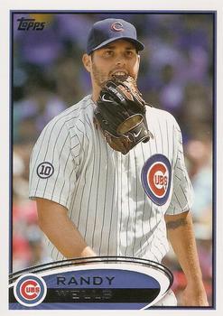 #278 Randy Wells - Chicago Cubs - 2012 Topps Baseball