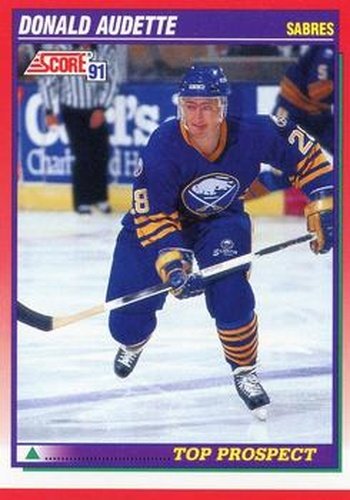 #279 Donald Audette - Buffalo Sabres - 1991-92 Score Canadian Hockey