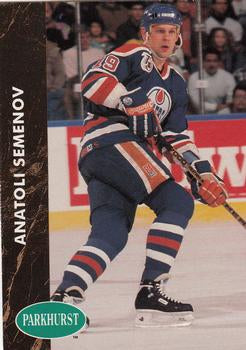 #279 Anatoli Semenov - Edmonton Oilers - 1991-92 Parkhurst Hockey