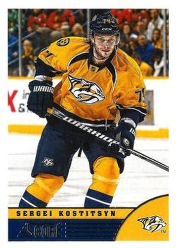#279 Sergei Kostitsyn - Nashville Predators - 2013-14 Score Hockey