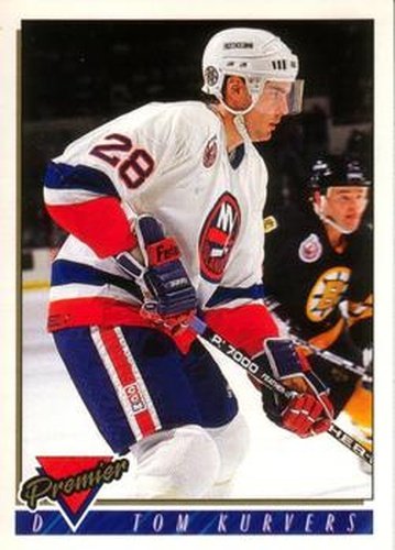 #279 Tom Kurvers - New York Islanders - 1993-94 O-Pee-Chee Premier Hockey