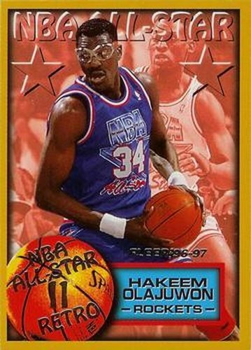 #279 Hakeem Olajuwon - Houston Rockets - 1996-97 Fleer Basketball