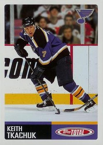 #279 Keith Tkachuk - St. Louis Blues - 2002-03 Topps Total Hockey
