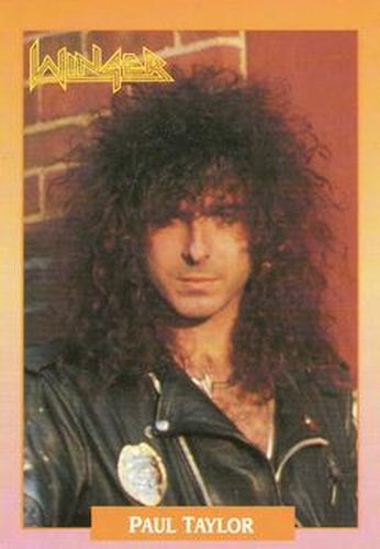 #279 Paul Taylor - 1991 Brockum Rock Cards