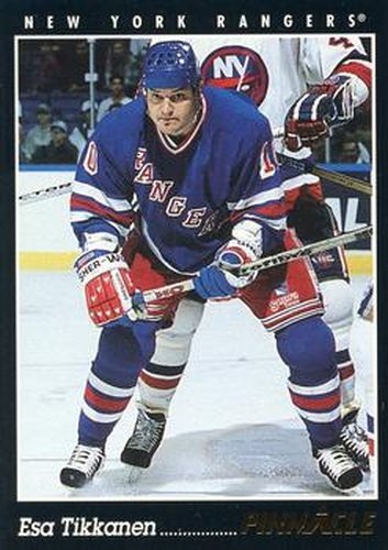 #279 Esa Tikkanen - New York Rangers - 1993-94 Pinnacle Hockey